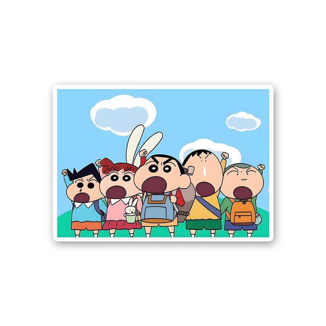 Mr.chan Squad Sticker waterproof vinyl decal for laptop, bike, car & bottle