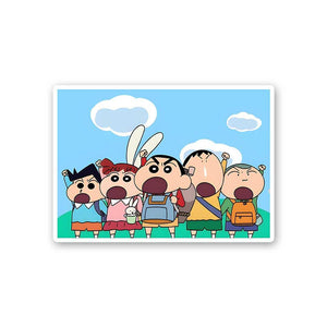 Mr.chan Squad Sticker waterproof vinyl decal for laptop, bike, car & bottle