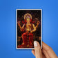 Shree Ganesh 0.2 Glitter Sticker waterproof vinyl decal for laptop, bike, car & bottle