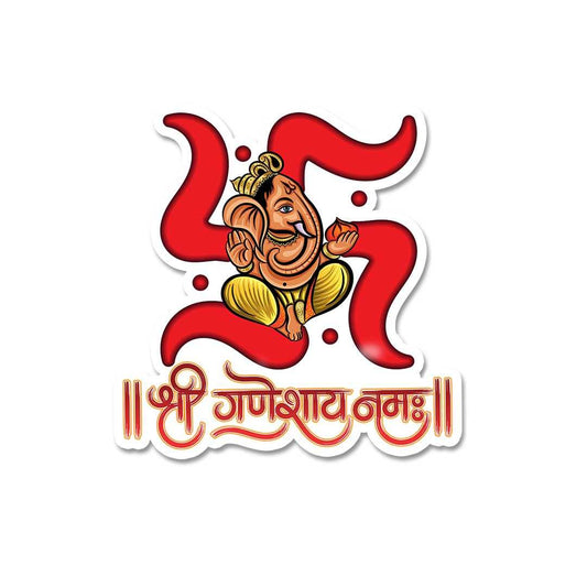 Shree Ganeshay Namah Sticker - STICK IT UP