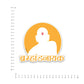 Shri Brahmhandnaayak Ji Bumper Sticker waterproof vinyl decal for laptop, bike, car & bottle