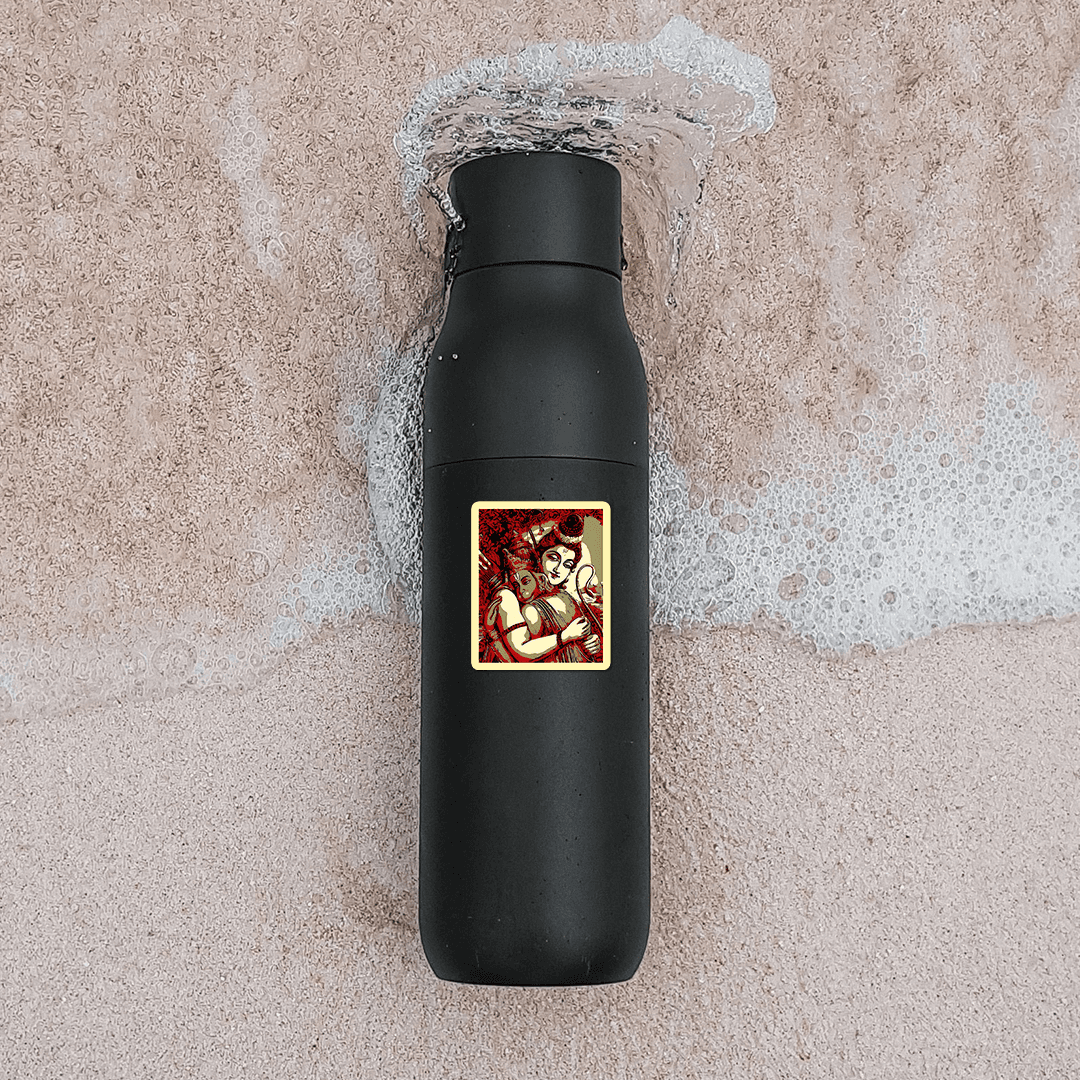 Shri Ram Sticker waterproof vinyl decal for laptop, bike, car & bottle