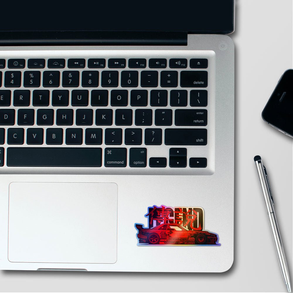 Sidewinder Car Holographic Stickers - Holographic stickers | STICK IT UP