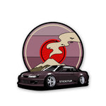 Silvia Sticker waterproof vinyl decal for laptop, bike, car & bottle