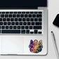 Skeleton Butterfy Holographic Stickers waterproof vinyl decal for laptop, bike, car & bottle
