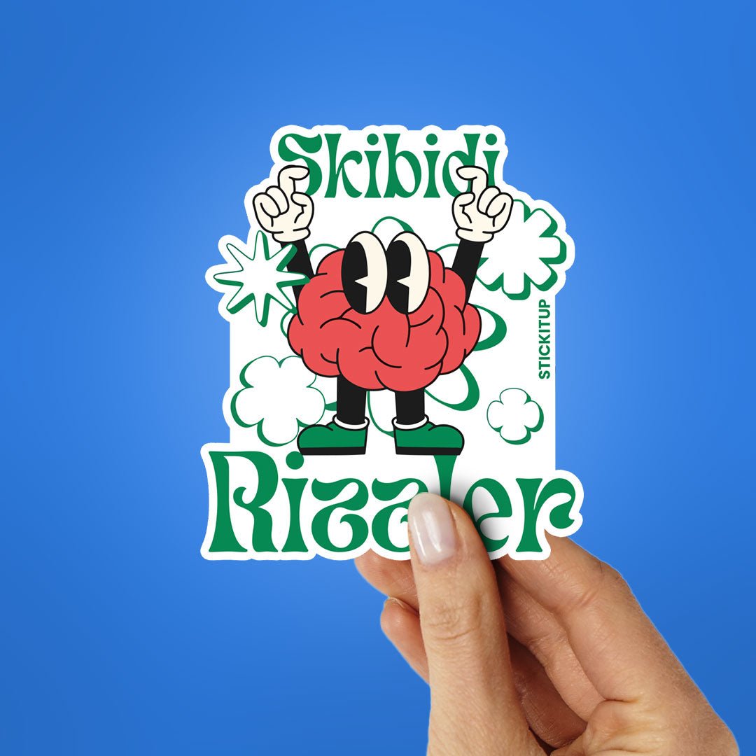Skibidi RIzzler Sticker - STICK IT UP