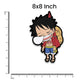Sleeping Luffy Bumper Sticker waterproof vinyl decal for laptop, bike, car & bottle