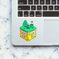 Sleeping Super Mario Sticker waterproof vinyl decal for laptop, bike, car & bottle