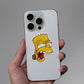 Smoking Bart Glitter Sticker waterproof vinyl decal for laptop, bike, car & bottle