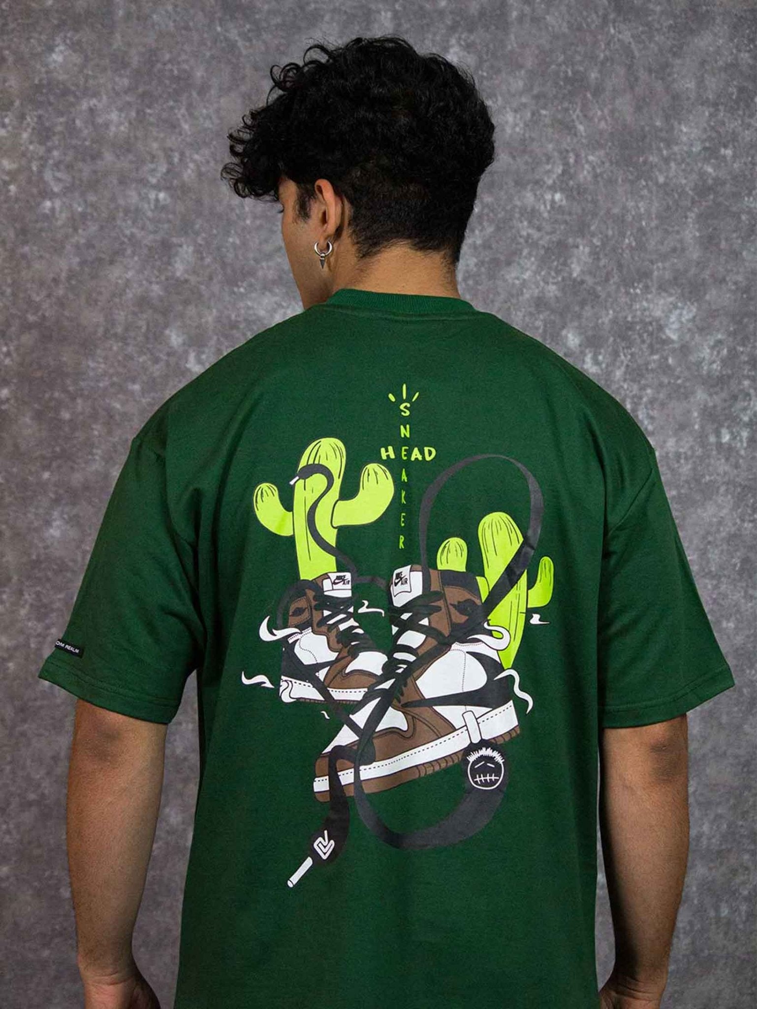 SNEAKER HEAD T - SHIRT waterproof vinyl decal for laptop, bike, car & bottle