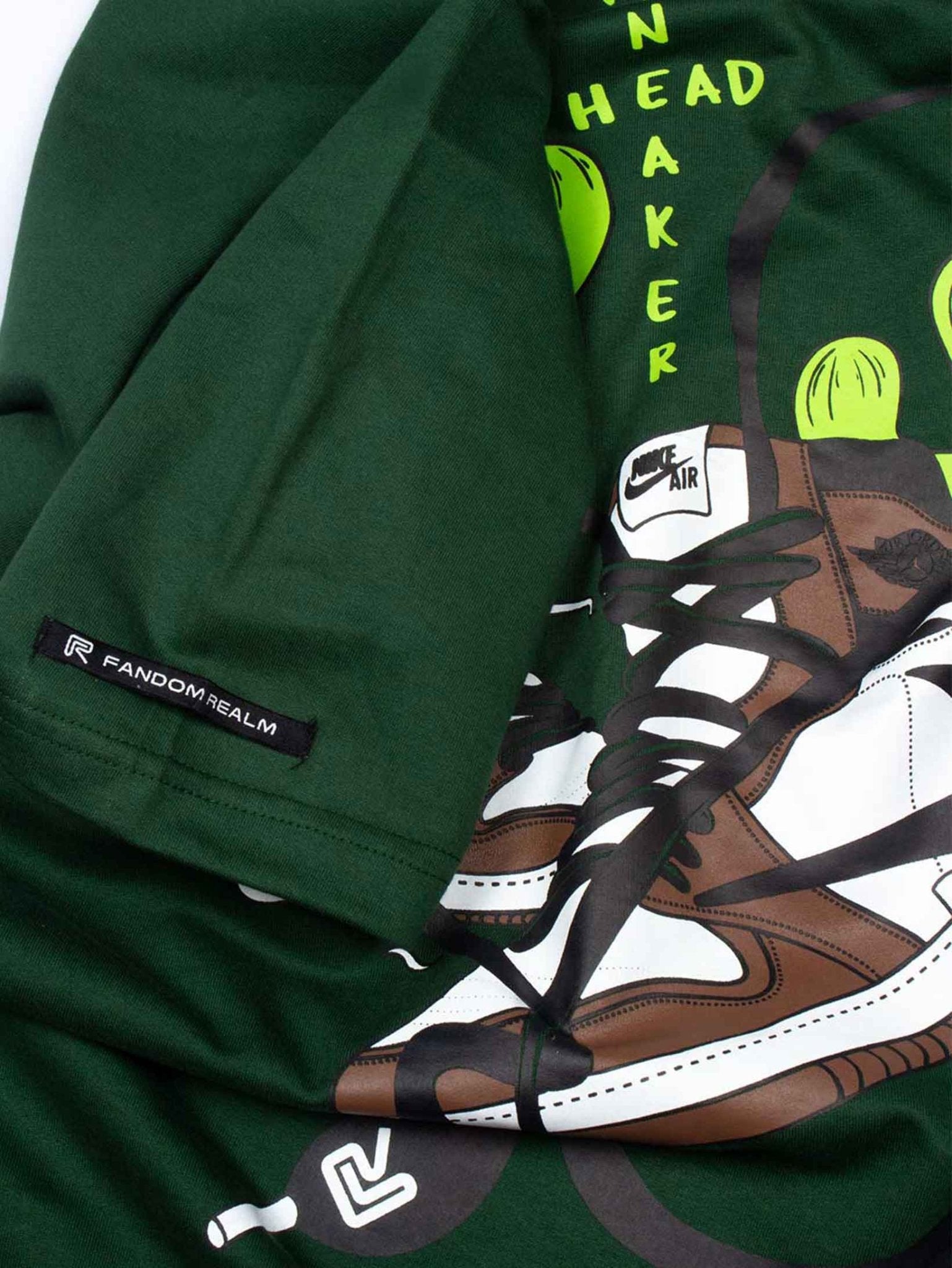 SNEAKER HEAD T - SHIRT waterproof vinyl decal for laptop, bike, car & bottle