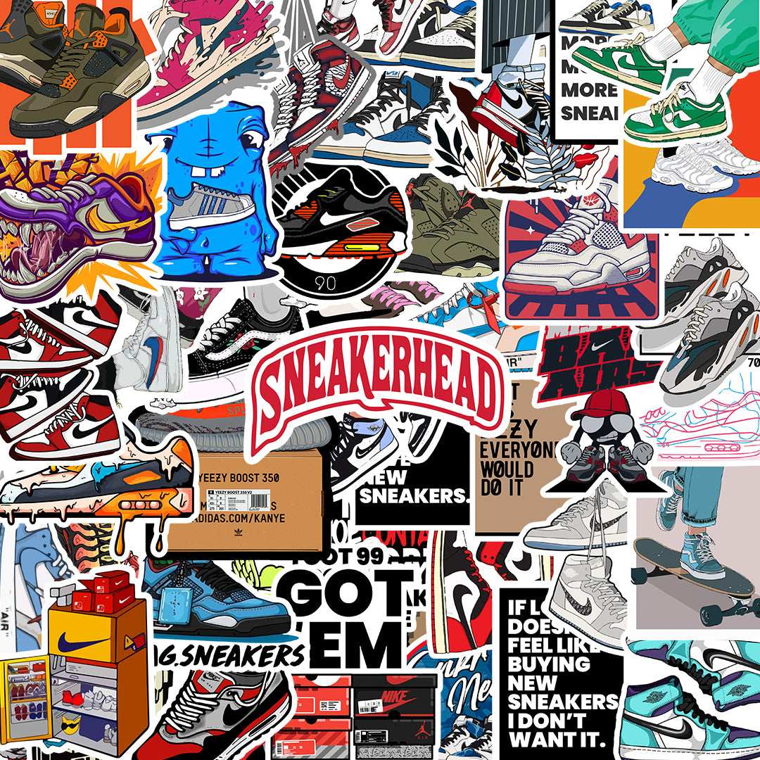 Sneakers Sticker Packs [50 sticker] - Sticker Packs | STICK IT UP