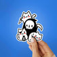 Sneaky Pets Sticker waterproof vinyl decal for laptop, bike, car & bottle