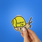 Sorry I'm Late 1.0 Sticker waterproof vinyl decal for laptop, bike, car & bottle