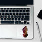 Space Impact Holographic Stickers waterproof vinyl decal for laptop, bike, car & bottle