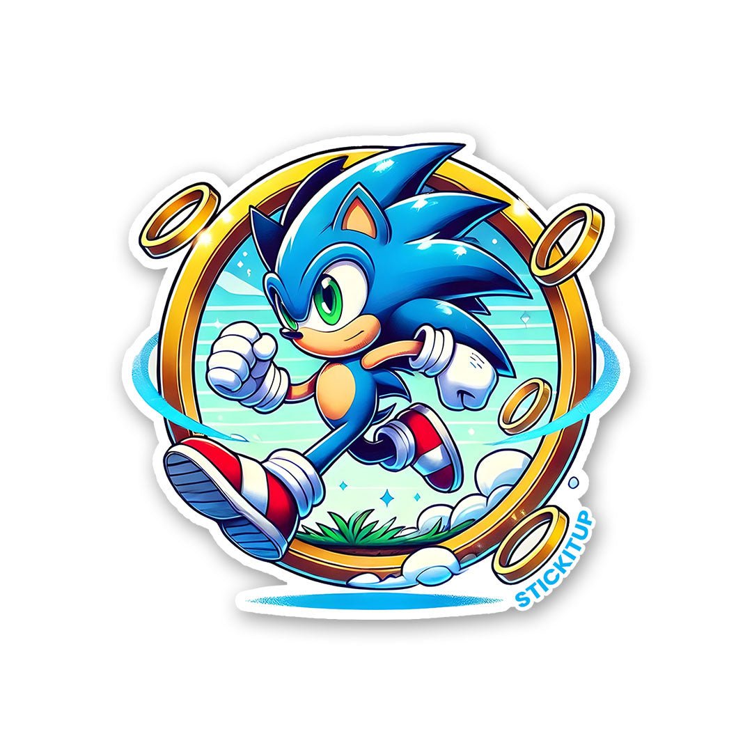 SPEED DASH 2 Sticker waterproof vinyl decal for laptop, bike, car & bottle