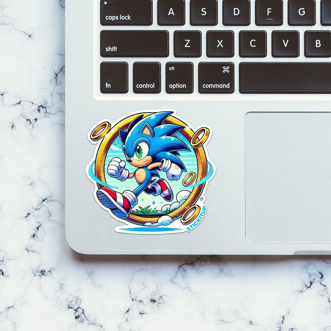SPEED DASH 2 Sticker waterproof vinyl decal for laptop, bike, car & bottle