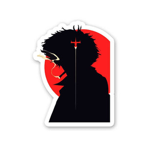 Spike Spiegel Sticker waterproof vinyl decal for laptop, bike, car & bottle