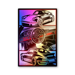 Sports Car Style Holographic Stickers - Holographic stickers | STICK IT UP