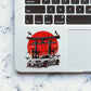 Sports Car Torii Gate Glitter Sticker - Glitter Stickers | STICK IT UP
