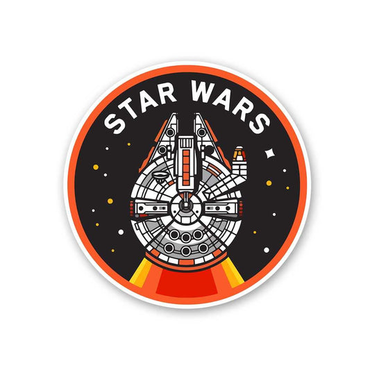 Star Wars Ship Sticker waterproof vinyl decal for laptop, bike, car & bottle
