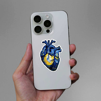 Starry Heart Sticker - STICK IT UP