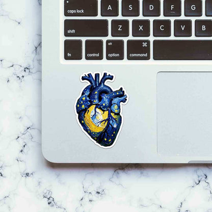 Starry Heart Sticker - STICK IT UP