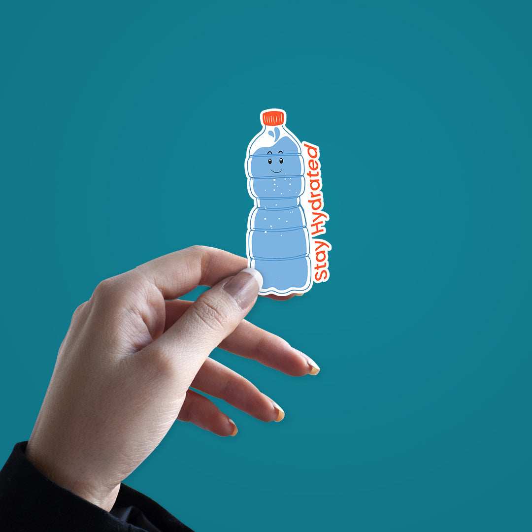 Stay Hydrated Stickers waterproof vinyl decal for laptop, bike, car & bottle