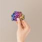 Stay Positive 1.0 Holographic Stickers