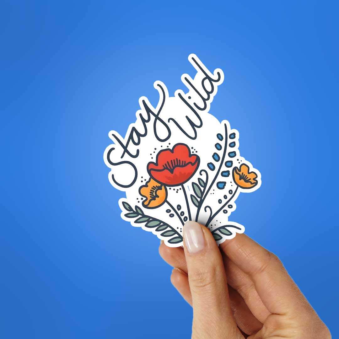 Stay Wild 0.1 Sticker - STICK IT UP