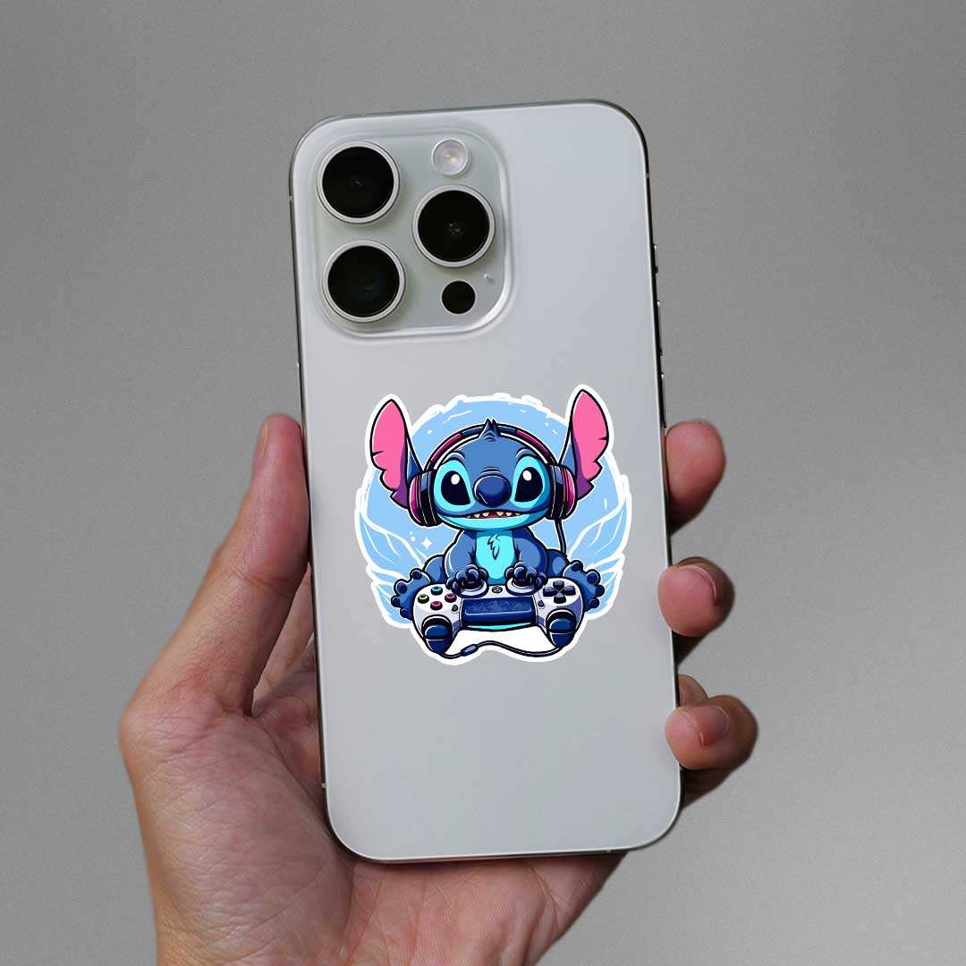 Stitch Gamer Sticker - STICK IT UP