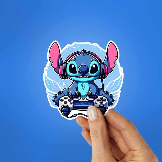 Stitch Gamer Sticker - STICK IT UP