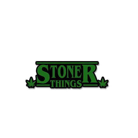 Stoner Things Sticker waterproof vinyl decal for laptop, bike, car & bottle