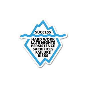 Success Sticker waterproof vinyl decal for laptop, bike, car & bottle