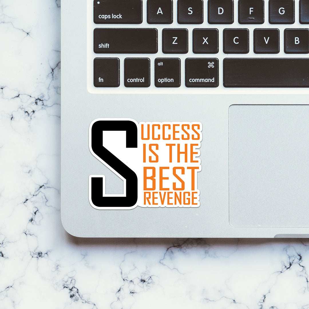 Success Sticker waterproof vinyl decal for laptop, bike, car & bottle