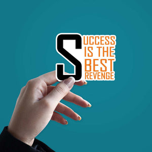 Success Sticker waterproof vinyl decal for laptop, bike, car & bottle