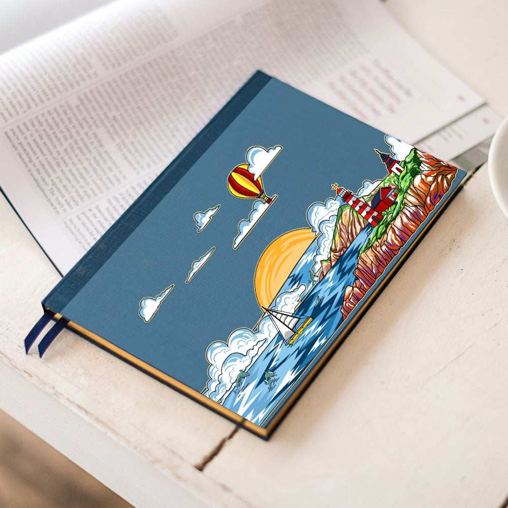 Summer beach Infinity Sticker waterproof vinyl decal for laptop, bike, car & bottle