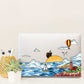 Summer beach Infinity Sticker waterproof vinyl decal for laptop, bike, car & bottle