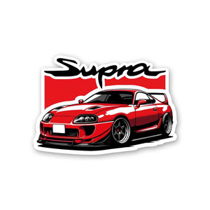 Supra 0.1 Sticker waterproof vinyl decal for laptop, bike, car & bottle