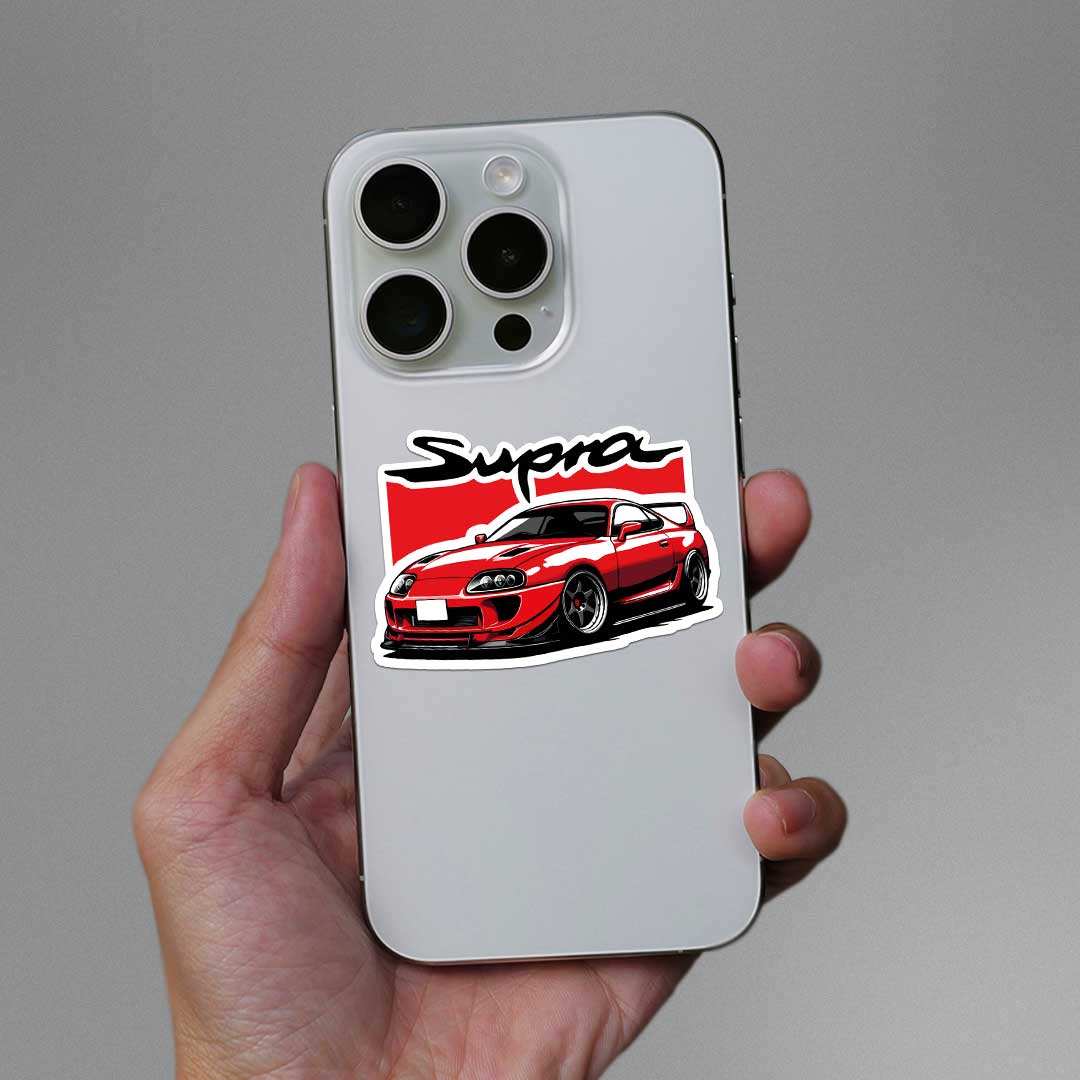 Supra 0.1 Sticker waterproof vinyl decal for laptop, bike, car & bottle