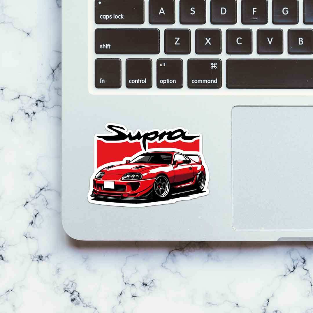 Supra 0.1 Sticker waterproof vinyl decal for laptop, bike, car & bottle