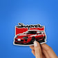 Supra 0.3 Glitter Sticker waterproof vinyl decal for laptop, bike, car & bottle