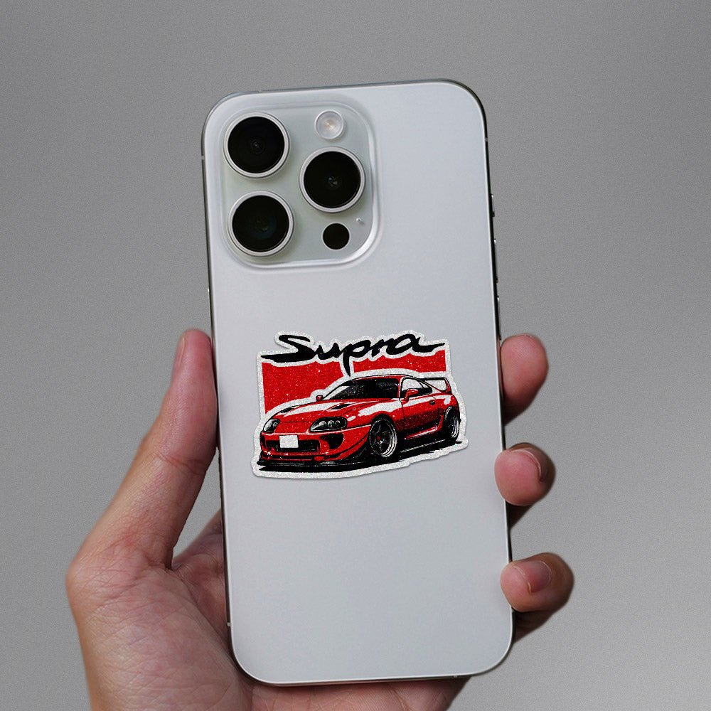 Supra 0.3 Glitter Sticker waterproof vinyl decal for laptop, bike, car & bottle