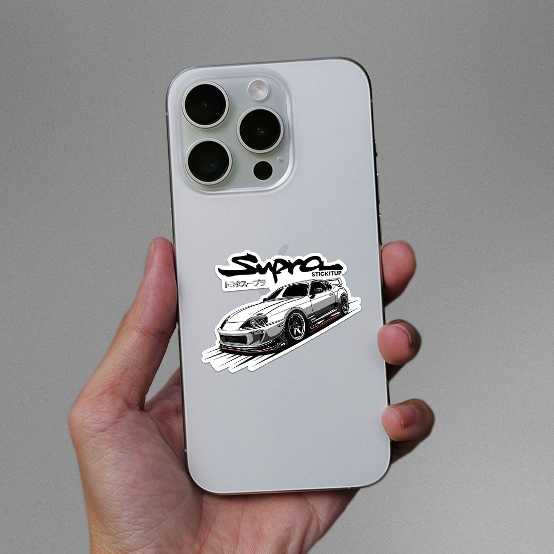Supra A80 Sticker waterproof vinyl decal for laptop, bike, car & bottle