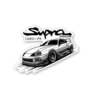 Supra A80 Sticker waterproof vinyl decal for laptop, bike, car & bottle