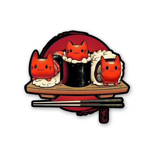 Sushi Cat Sticker - STICK IT UP