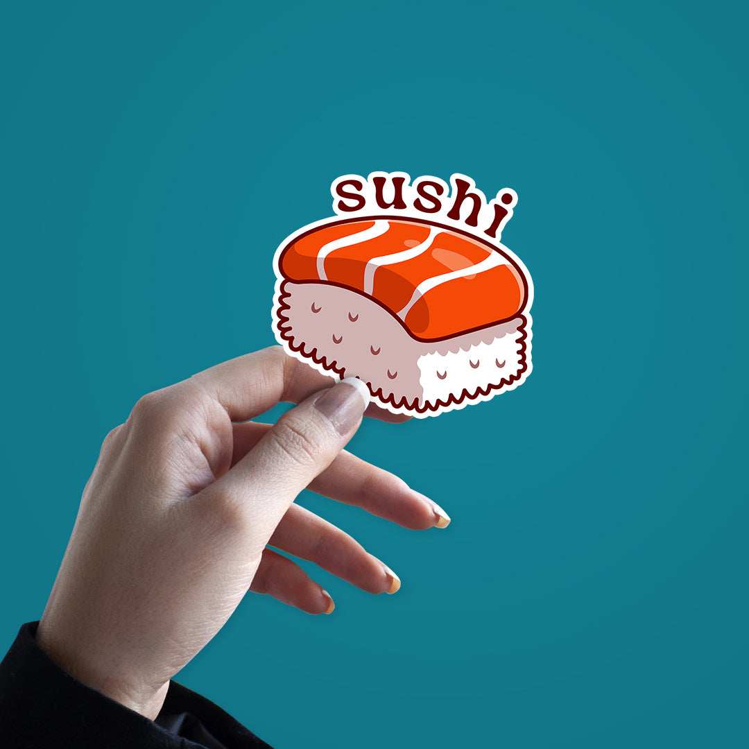 Sushi Stickers waterproof vinyl decal for laptop, bike, car & bottle