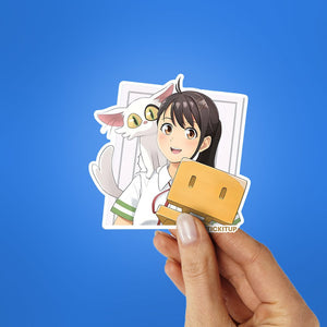 SUZUME Sticker waterproof vinyl decal for laptop, bike, car & bottle
