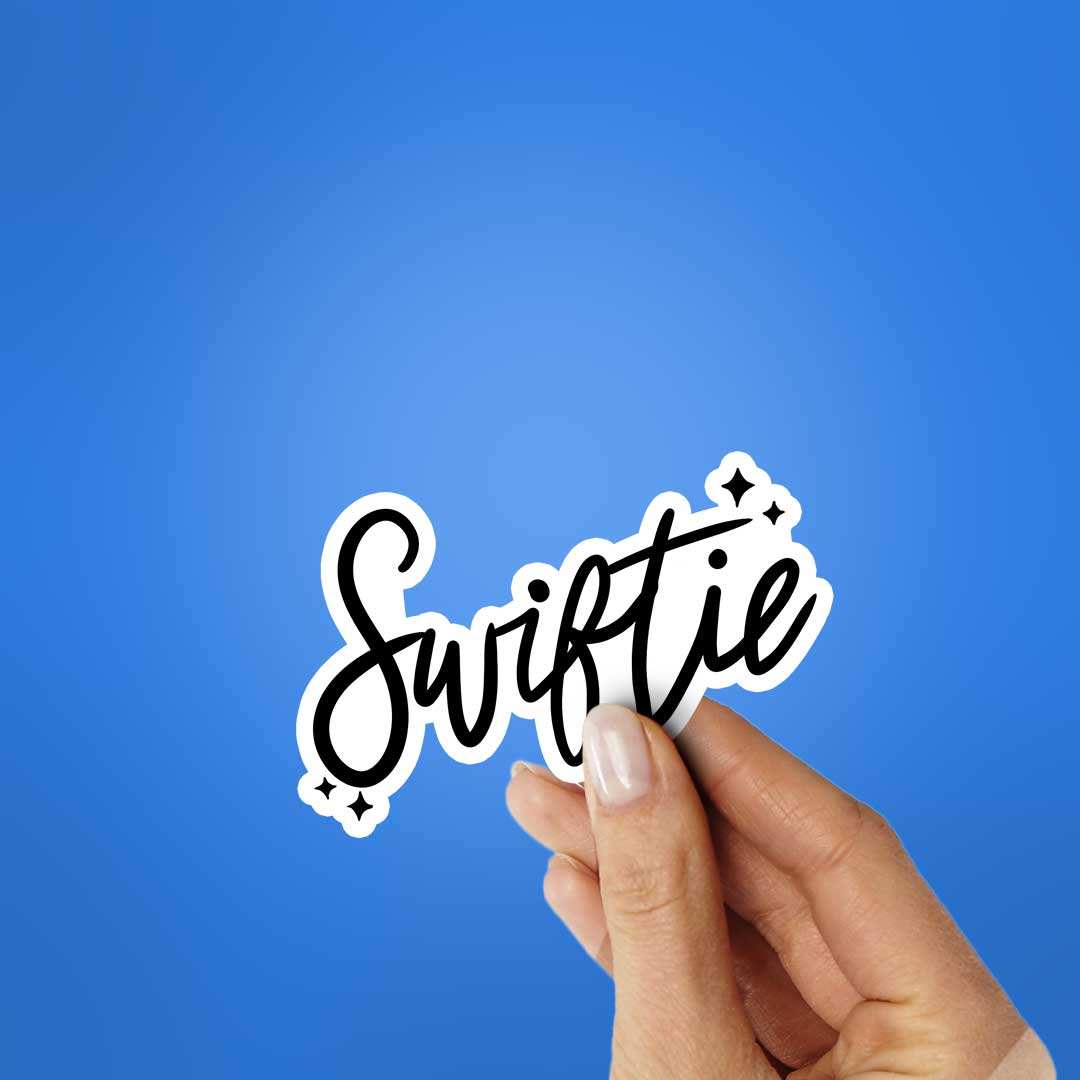 Swiftie 1.0 Sticker waterproof vinyl decal for laptop, bike, car & bottle