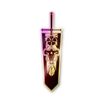 Sword Banner Dark Holographic Stickers - Holographic stickers | STICK IT UP